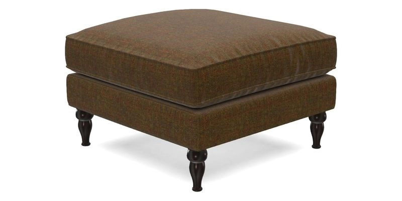 Cooksbridge Footstool in Two Tone Plain Biscuit
