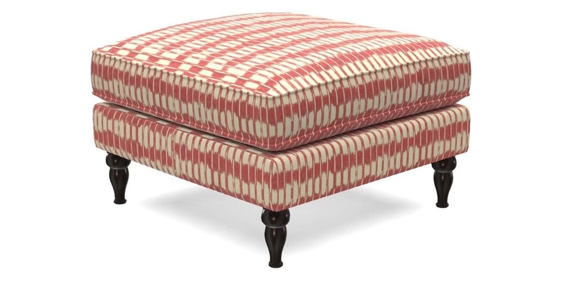Cooksbridge Footstool in Two Tone Plain Biscuit