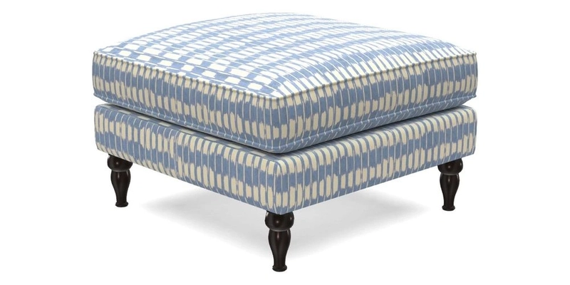 Cooksbridge Footstool in Two Tone Plain Biscuit