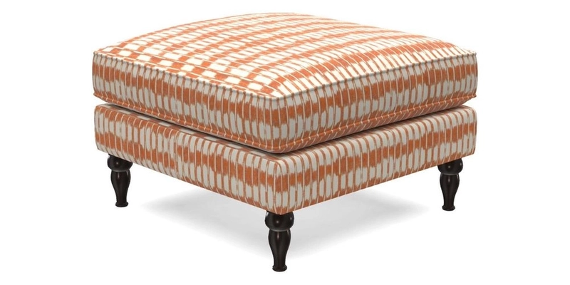 Cooksbridge Footstool in Two Tone Plain Biscuit