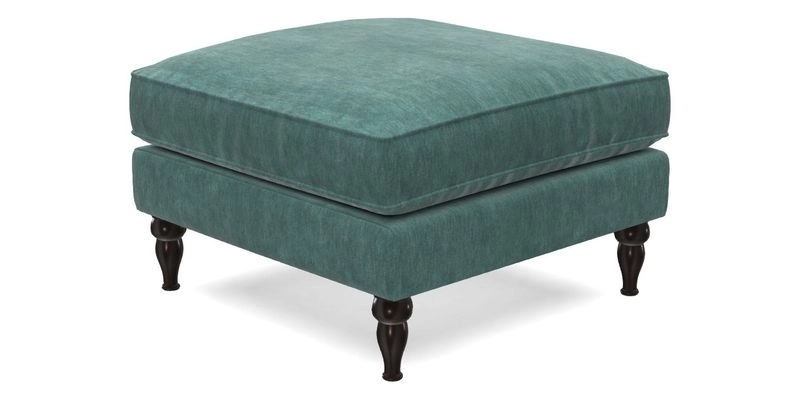 Cooksbridge Footstool in Two Tone Plain Biscuit