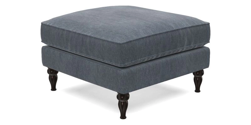 Cooksbridge Footstool in Two Tone Plain Biscuit