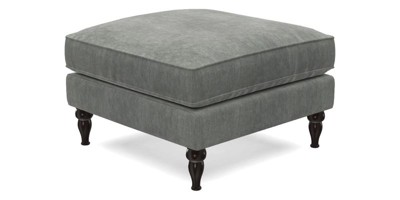 Cooksbridge Footstool in Two Tone Plain Biscuit
