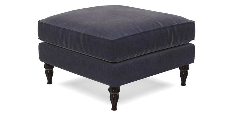 Cooksbridge Footstool in Two Tone Plain Biscuit