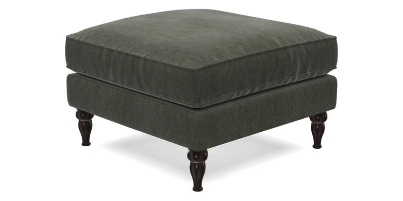 Cooksbridge Footstool in Two Tone Plain Biscuit