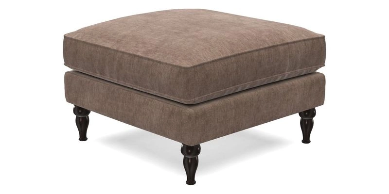 Cooksbridge Footstool in Two Tone Plain Biscuit
