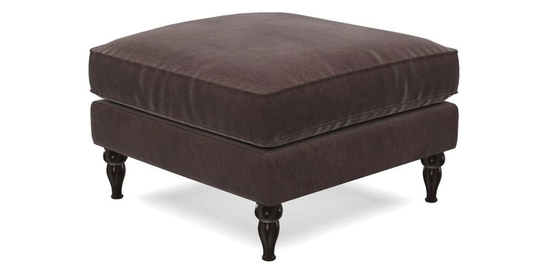Cooksbridge Footstool in Two Tone Plain Biscuit