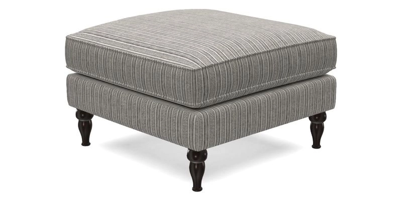 Cooksbridge Footstool in Two Tone Plain Biscuit