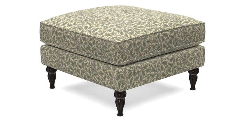 Cooksbridge Footstool in Two Tone Plain Biscuit