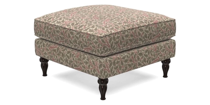 Cooksbridge Footstool in Two Tone Plain Biscuit