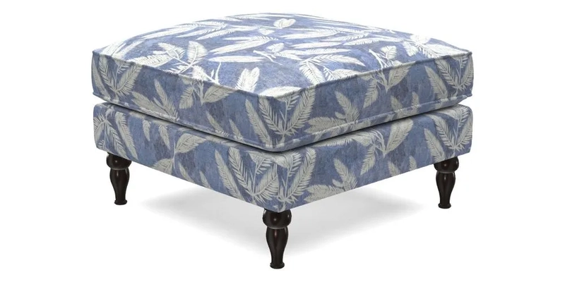 Cooksbridge Footstool in Two Tone Plain Biscuit
