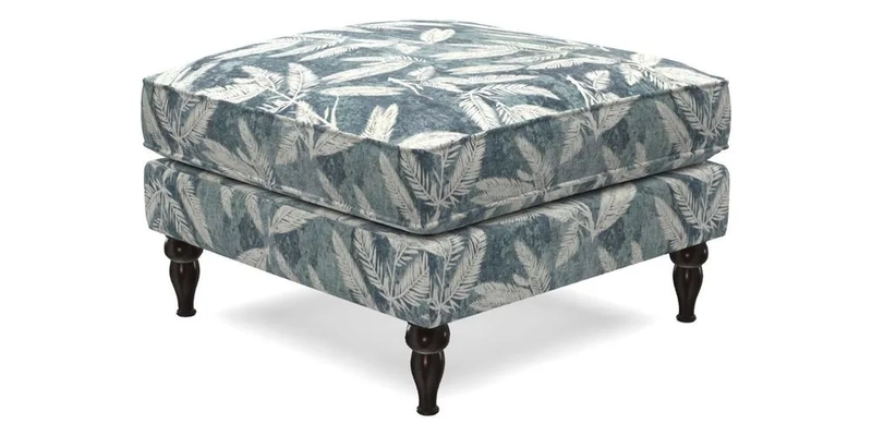 Cooksbridge Footstool in Two Tone Plain Biscuit