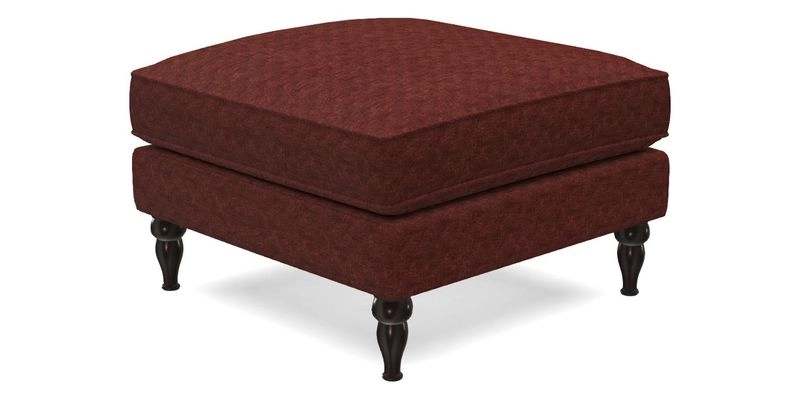 Cooksbridge Footstool in Two Tone Plain Biscuit