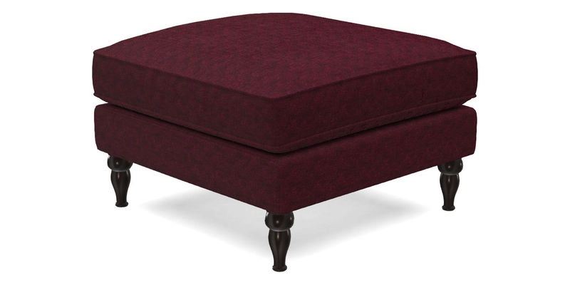 Cooksbridge Footstool in Two Tone Plain Biscuit