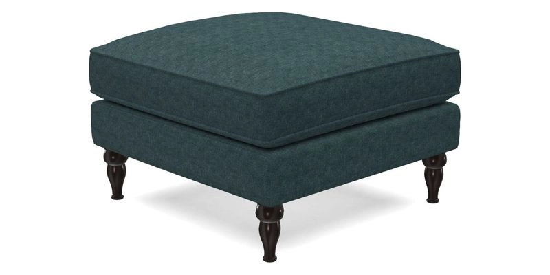 Cooksbridge Footstool in Two Tone Plain Biscuit