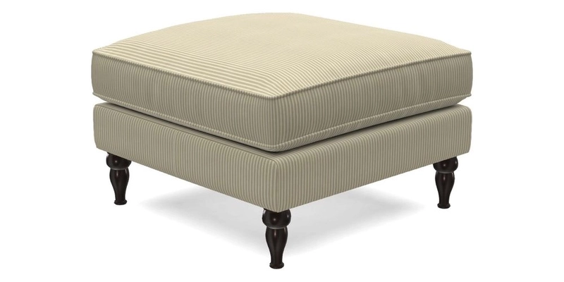 Cooksbridge Footstool in Two Tone Plain Biscuit