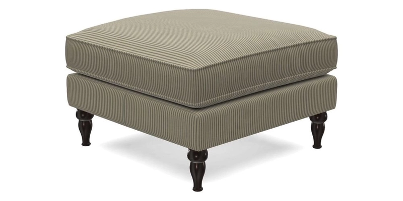 Cooksbridge Footstool in Two Tone Plain Biscuit