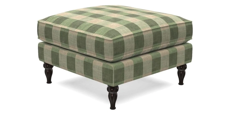 Cooksbridge Footstool in Two Tone Plain Biscuit