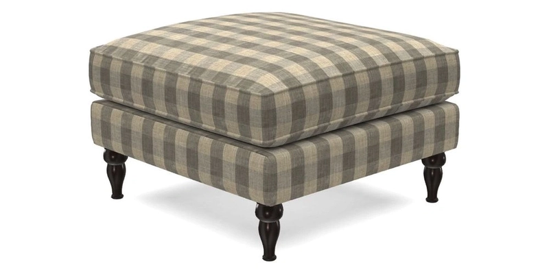 Cooksbridge Footstool in Two Tone Plain Biscuit Cooksbridge Footstool in Two Tone Plain Biscuit