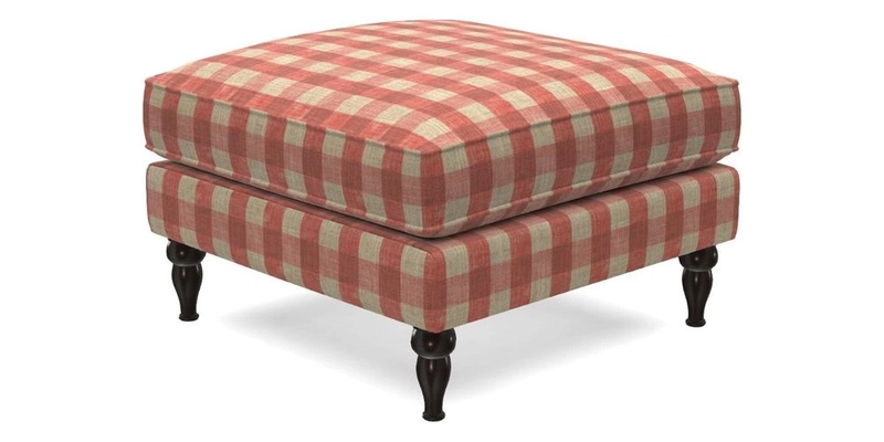 Cooksbridge Footstool in Two Tone Plain Biscuit