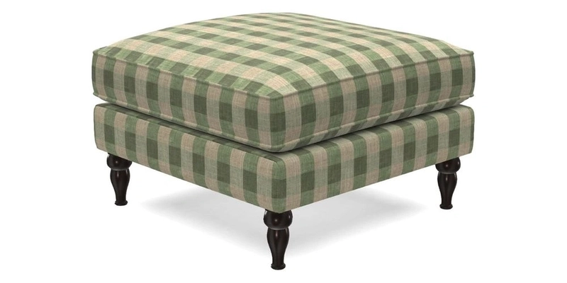 Cooksbridge Footstool in Two Tone Plain Biscuit