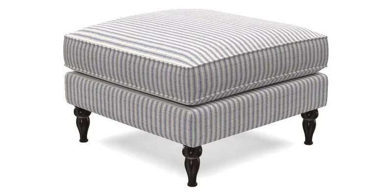 Cooksbridge Footstool in Two Tone Plain Biscuit