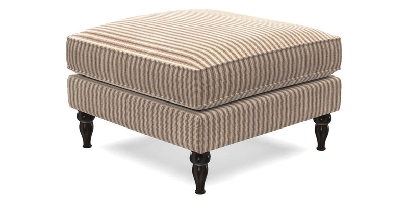 Cooksbridge Footstool in Two Tone Plain Biscuit