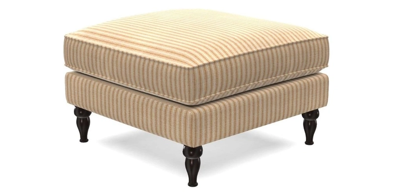 Cooksbridge Footstool in Two Tone Plain Biscuit