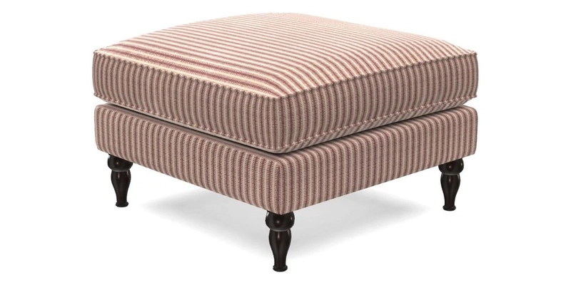 Cooksbridge Footstool in Two Tone Plain Biscuit