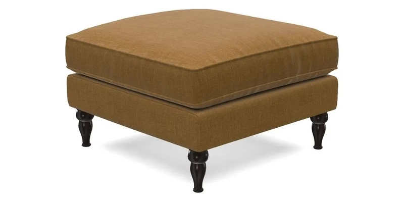 Cooksbridge Footstool in Two Tone Plain Biscuit