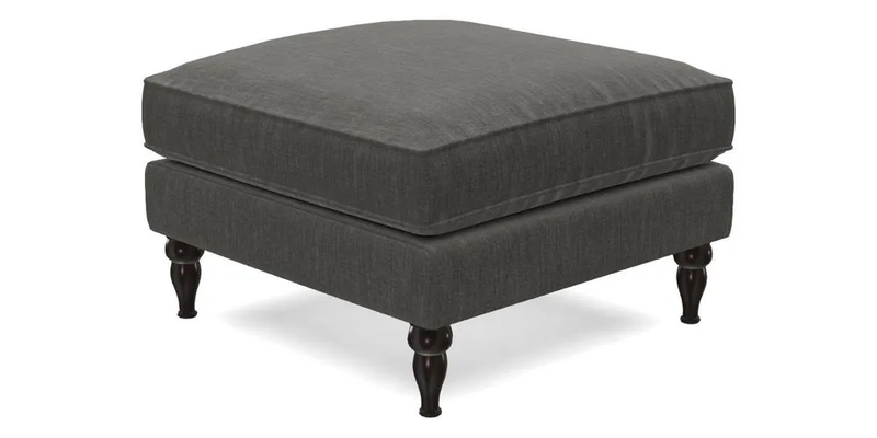 Cooksbridge Footstool in Two Tone Plain Biscuit