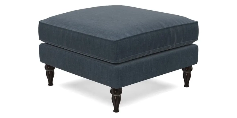 Cooksbridge Footstool in Two Tone Plain Biscuit