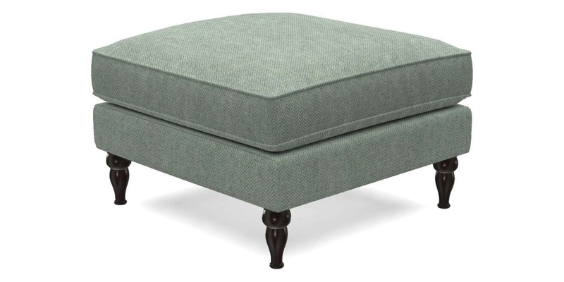 Cooksbridge Footstool in Two Tone Plain Biscuit