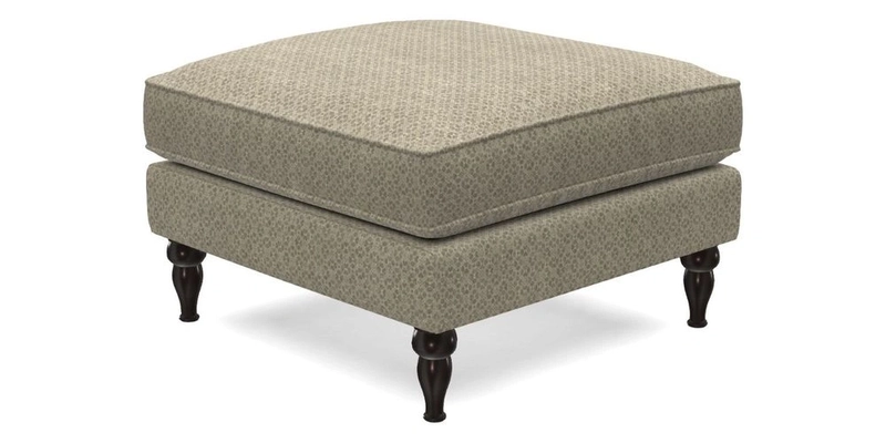 Cooksbridge Footstool in Two Tone Plain Biscuit