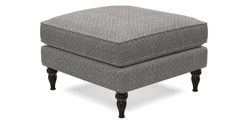 Cooksbridge Footstool in Two Tone Plain Biscuit