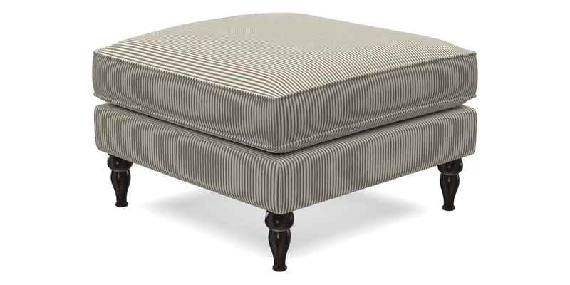 Cooksbridge Footstool in Two Tone Plain Biscuit