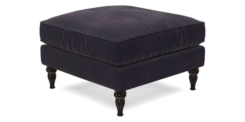 Cooksbridge Footstool in Two Tone Plain Biscuit