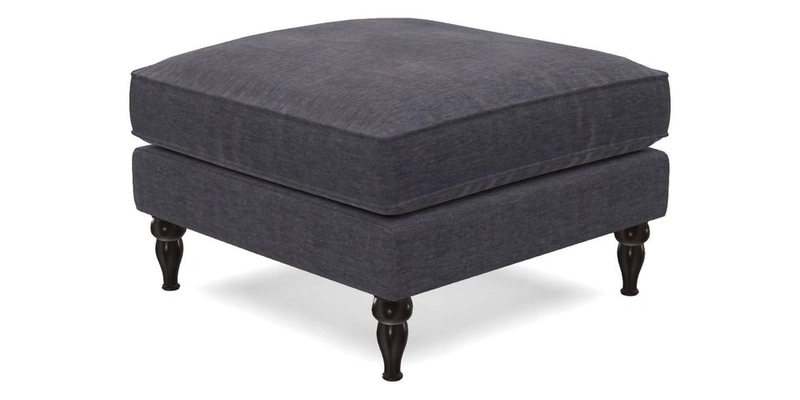 Cooksbridge Footstool in Two Tone Plain Biscuit