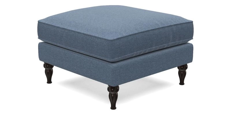 Cooksbridge Footstool in Two Tone Plain Biscuit