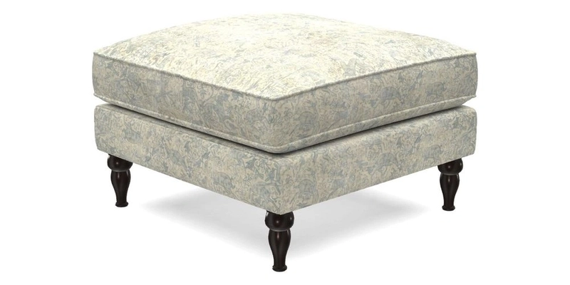 Cooksbridge Footstool in Two Tone Plain Biscuit