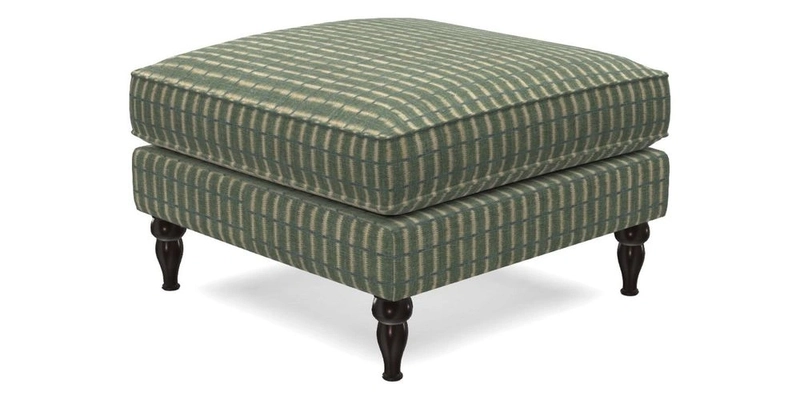 Cooksbridge Footstool in Two Tone Plain Biscuit