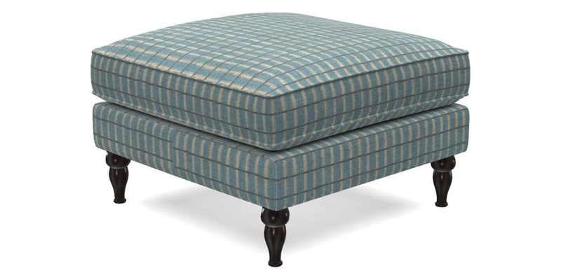 Cooksbridge Footstool in Two Tone Plain Biscuit