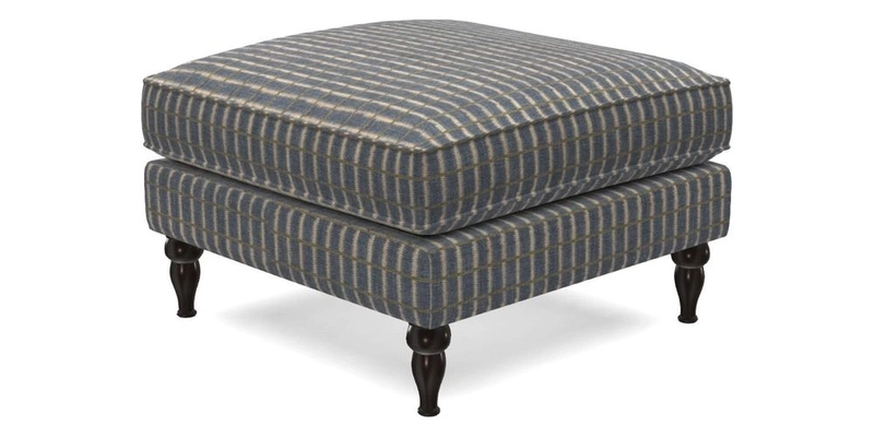 Cooksbridge Footstool in Two Tone Plain Biscuit