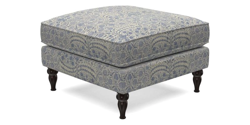 Cooksbridge Footstool in Two Tone Plain Biscuit