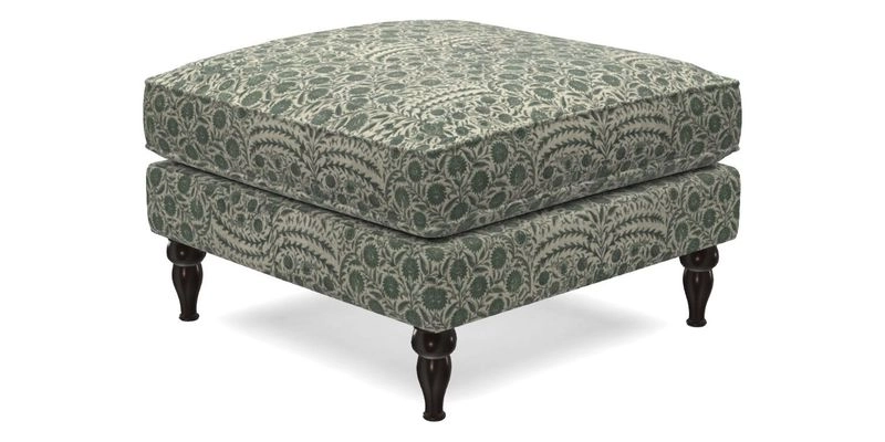 Cooksbridge Footstool in Two Tone Plain Biscuit
