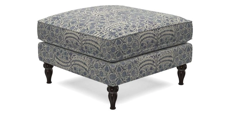Cooksbridge Footstool in Two Tone Plain Biscuit