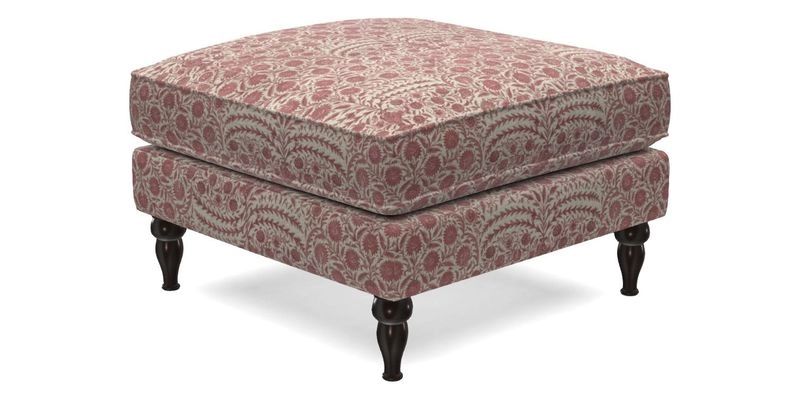 Cooksbridge Footstool in Two Tone Plain Biscuit