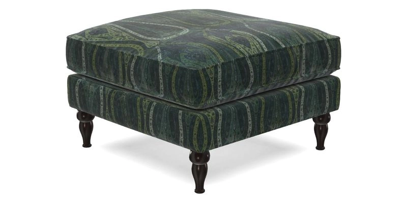 Cooksbridge Footstool in Two Tone Plain Biscuit