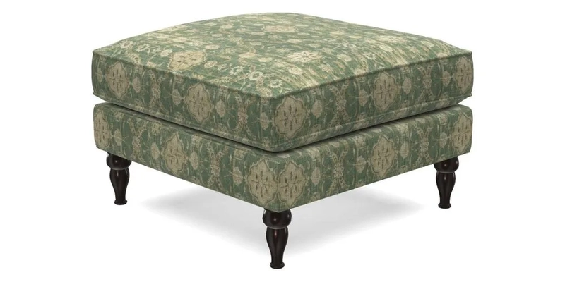 Cooksbridge Footstool in Two Tone Plain Biscuit