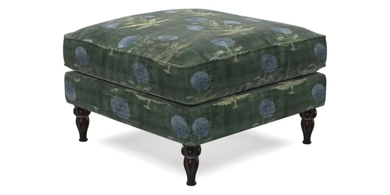 Cooksbridge Footstool in Two Tone Plain Biscuit